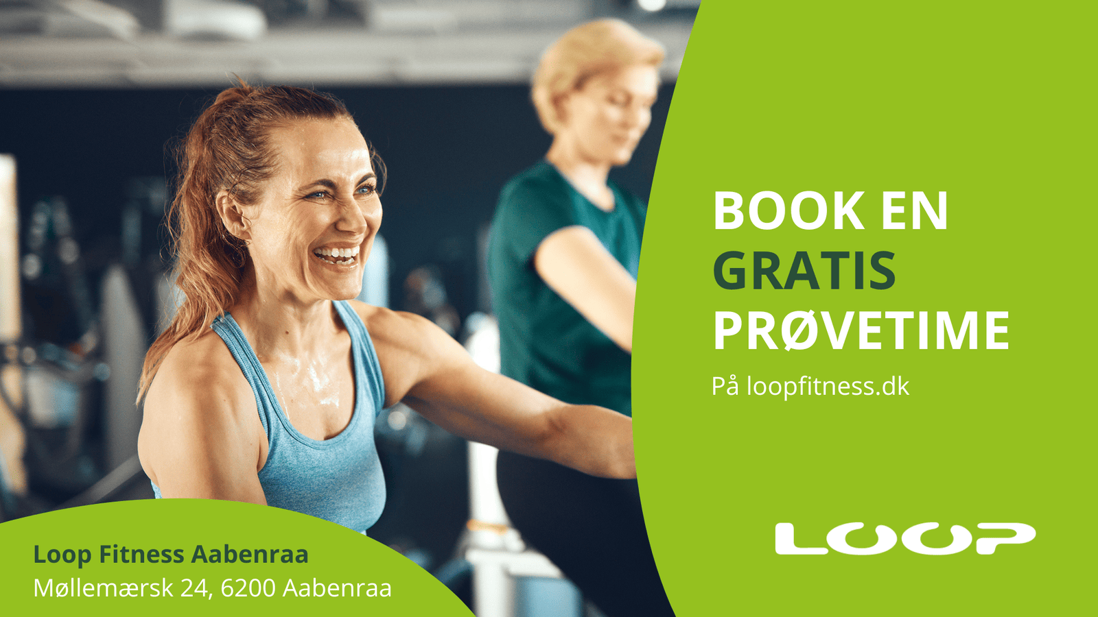 Fuldskærmsannonce: Loop Fitness Aabenraa